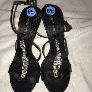 Nine West black heels